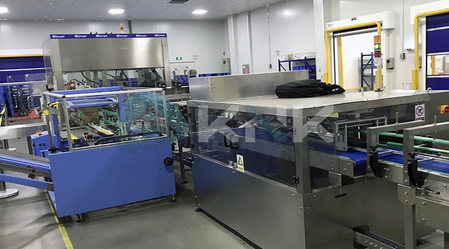 自热火锅全自动后道包装线