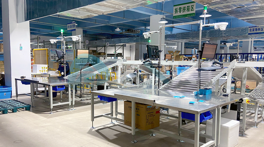 大连国药供应链自动分拣输送线